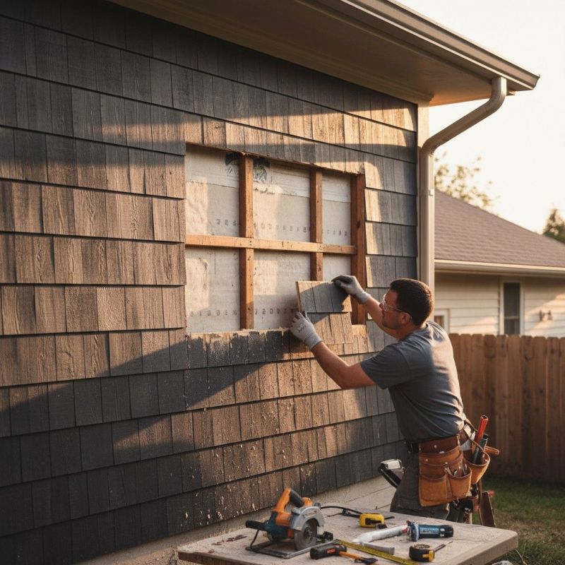 Local Siding Board Replacement pros at work